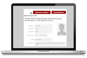 Projektanbieter, Projektausschreibungen GULP Direkt Screenshot