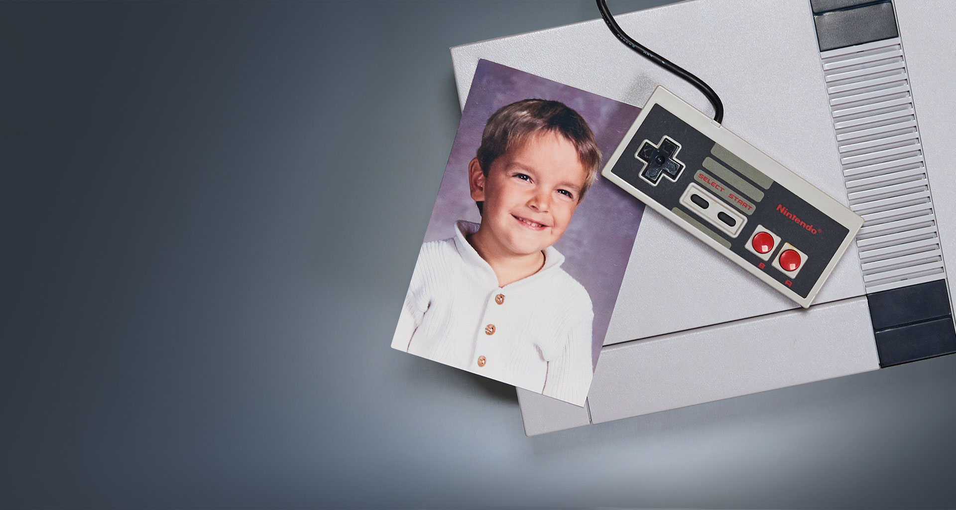 „Mit 6 Jahren hatte ich meinen ersten Nintendo. Und einen Plan: Ich will selbst Spiele entwickeln.“ „